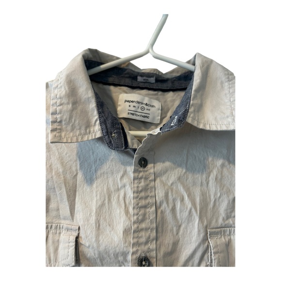 Paper denim and cloth button down shirt - Picture 1 of 3
